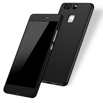 360 Full Body Coverage Protection Hard Slim Ultra-thin Hybrid Case Cover & Skin With Tempered Glass Screen Protector For Huawei P9 Lite (Black) - Intl June 2018 - 3 360 Full Body Coverage Protection Hard Slim Ultra-thin Hybrid Case Cover & Skin with Tempered Glass Screen Protector for Huawei P9 Lite (Black) - intl - 3