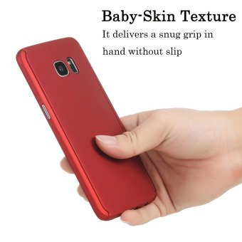 360 Full Body Coverage Protection Hard Slim Ultra-thin Hybrid Case Cover For Samsung Galaxy S6 Edge (Red) - Intl April 2018 - 5 360 Full Body Coverage Protection Hard Slim Ultra-thin Hybrid Case Cover for Samsung Galaxy S6 Edge (Red) - intl - 5