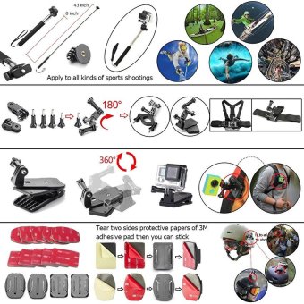 44-in-1 Accessories For GoPro HERO 5 Session 4 3+ 3 2 1 - Intl June 2018 - 3 44-in-1 Accessories for GoPro HERO 5 Session 4 3+ 3 2 1 - intl - 3