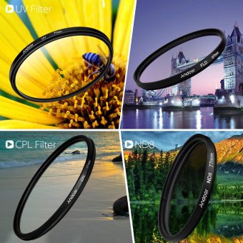 52mm UV+CPL+FLD+ND(ND2 ND4 ND8) Photography Filter Kit Set Ultraviolet Circular-Polarizing Fluorescent Neutral Density Filter For Nikon Canon Sony Pentax DSLRs (Intl) June 2018 - 5 52mm UV+CPL+FLD+ND(ND2 ND4 ND8) Photography Filter Kit Set Ultraviolet Circular-Polarizing Fluorescent Neutral Density Filter for Nikon Canon Sony Pentax DSLRs (Intl) - 5