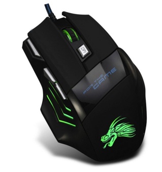 5500DPI 7 Button LED Optical USB Wired Gaming Mouse Mice For ProGamer - Intl June 2018 - 2 5500DPI 7 Button LED Optical USB Wired Gaming Mouse Mice For ProGamer - intl - 2