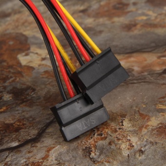 5pcs 4 Pin IDE Male To Dual SATA Splitter Y-Cable Female HDD PowerAdapter Cable - Intl June 2018 - 4 5pcs 4 Pin IDE Male to Dual SATA Splitter Y-Cable Female HDD PowerAdapter Cable - intl - 4