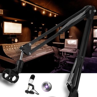 Adjustable Professional Recording Stand Mount Holder WithMicrophone Clip - Intl April 2018 - 2 Adjustable Professional Recording Stand Mount Holder withMicrophone Clip - intl - 2