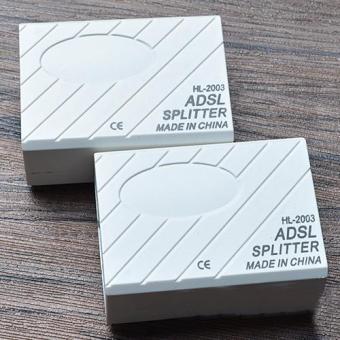 ADSL Splitter HL-2003 Telecom ADSL Voice Separator Telephonebroadband Splitter One Divides Into Two Boxes Computer Peripheralwith Free Diamond Finger Ring Mobile Phone (Color May Vary) June 2018 - 5 ADSL Splitter HL-2003 Telecom ADSL voice separator telephonebroadband splitter one divides into two boxes computer peripheralwith free Diamond Finger Ring Mobile Phone (Color May Vary) - 5
