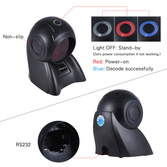 Aibecy Omni-directional 20 Lines 1D USB Orbit Barcode Scanner Reader Auto Scanning 1800t/s Speed 30? Adjustable Head June 2018 - 3 Aibecy Omni-directional 20 Lines 1D USB Orbit Barcode Scanner Reader Auto Scanning 1800t/s Speed 30? Adjustable Head - 3