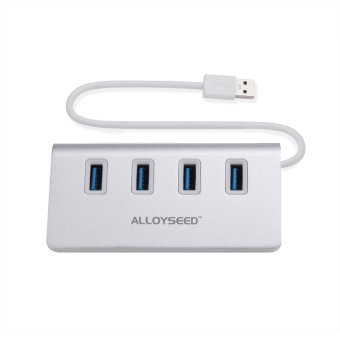 ALLOYSEED CZH-H056 4 Port USB 3.0 Portable Aluminum Hub(White) April 2018 - 2 ALLOYSEED CZH-H056 4 Port USB 3.0 Portable Aluminum Hub(White) - 2