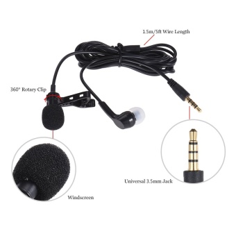 Andoer Mini Clip-on Lapel Lavalier Microphone Mic EarphoneOmni-directional Condenser Hands-free 3.5mm Jack For IPhone 6/6plus/5 IPad Smartphones Computer PC Laptop Loudspeaker Live StreamSinging Outdoorfree ^ - Intl June 2018 - 2 Andoer Mini Clip-on Lapel Lavalier Microphone Mic EarphoneOmni-directional Condenser Hands-free 3.5mm Jack for iPhone 6/6plus/5 iPad Smartphones Computer PC Laptop Loudspeaker Live StreamSinging Outdoorfree ^ - intl - 2