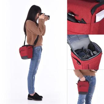 Andoer Portable DSLR Camera Shoulder Bag Sleek Polyester Camera Case For 1 Camera 1 Lens And Small Accessories For Canon Nikon Sony Fujifilm Olympus Panasonic - Intl June 2018 - 2 Andoer Portable DSLR Camera Shoulder Bag Sleek Polyester Camera Case for 1 Camera 1 Lens and Small Accessories for Canon Nikon Sony Fujifilm Olympus Panasonic - intl - 2