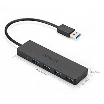 Anker A7516 4-Port USB 3.0 Ultra Slim Data Hub For Mac, PC, USB Flash Drives And Other Devices - Intl June 2018 - 3 Anker A7516 4-Port USB 3.0 Ultra Slim Data Hub for Mac, PC, USB Flash Drives and Other Devices - intl - 3