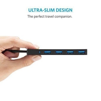 Anker A7516 4-Port USB 3.0 Ultra Slim Data Hub For Mac, PC, USB Flash Drives And Other Devices - Intl June 2018 - 4 Anker A7516 4-Port USB 3.0 Ultra Slim Data Hub for Mac, PC, USB Flash Drives and Other Devices - intl - 4