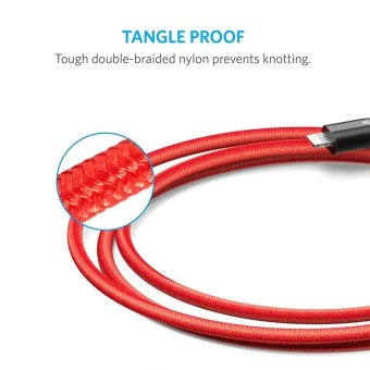 Anker Best Lightning To USB Cable For IPhone Cable 6ft 90cm Nylon& Kevlar 2A Fast Charging Cable For IPhone 7 PowerLine Plus -intl June 2018 - 3 Anker Best Lightning to USB Cable for iPhone Cable 6ft 90cm Nylon& Kevlar 2A Fast Charging Cable for iPhone 7 PowerLine Plus -intl - 3