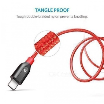 Anker Powerline+ PVC + Nylon USB Type C To USB 3.0 Cable - Red(3ft) - Intl June 2018 - 5 Anker Powerline+ PVC + Nylon USB Type C to USB 3.0 Cable - Red(3ft) - intl - 5