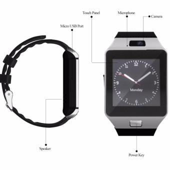 APPO M9 Bluetooth Phone Quad Smart Watch Touchscreen With Camera(Silver) June 2018 - 3 APPO M9 Bluetooth Phone Quad Smart Watch Touchscreen with Camera(Silver) - 3