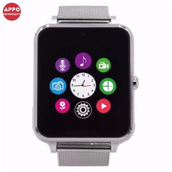 APPO Z60 Bluetooth Smart Watch Phone With SIM And TFSlotsCard(Silver) June 2018 - 2 APPO Z60 Bluetooth Smart Watch Phone With SIM and TFSlotsCard(Silver) - 2