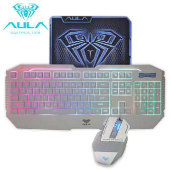 AULA OFFICIAL 2016S Backlit Gaming Mouse And Keyboard Combo(White) June 2018 - 2 AULA OFFICIAL 2016S Backlit Gaming Mouse and Keyboard Combo(White) - 2