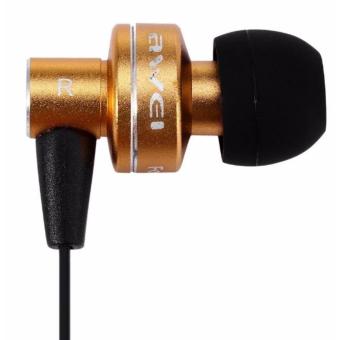 Awei ES - 900i Noise Isolation In-ear Earphone With 1.2m Cable Mic (Gold) June 2018 - 2 Awei ES - 900i Noise Isolation In-ear Earphone with 1.2m Cable Mic (Gold) - 2