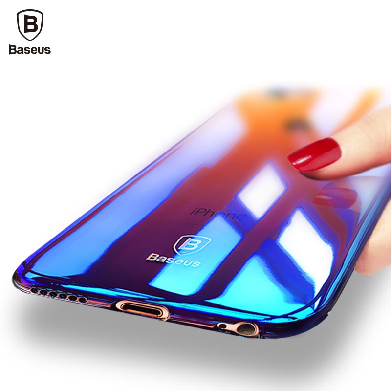 Baseus Ultra Slim Lighting Gradient Color Hard PC Case For AppleIPhone 7 Plus .