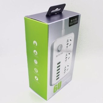 Bavin 6 USB Port With 3 Power Socket Multi-Function Universal FastCharger June 2018 - 5 Bavin 6 USB Port with 3 Power Socket Multi-Function Universal FastCharger - 5