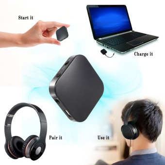 Bluetooth Transmitter And Receiver,2 In 1 Wireless Portable AudioAdapter(aptX Low Latency, Pair 2 At Once, For Home / Car SoundSystem) - Intl June 2018 - 5 Bluetooth Transmitter and Receiver,2 in 1 Wireless Portable AudioAdapter(aptX Low Latency, Pair 2 At Once, For Home / Car SoundSystem) - intl - 5