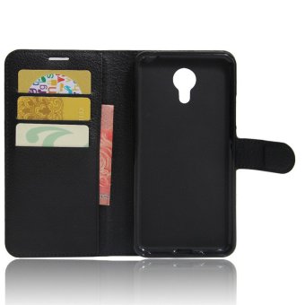 BYT Leather Flip Cover Case For Acer Liquid Z6 Plus (Black) June 2018 - 4 BYT Leather Flip Cover Case for Acer Liquid Z6 Plus (Black) - 4