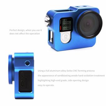 Camera Accessories Housing Case Aluminum Alloy Protective Cage WithFixed Frame CNC UV Filter Lens Cap For Go Pro HERO 4 3+3 June 2018 - 3 Camera Accessories Housing Case Aluminum Alloy Protective Cage WithFixed Frame CNC UV Filter Lens Cap For Go Pro HERO 4 3+3 - 3