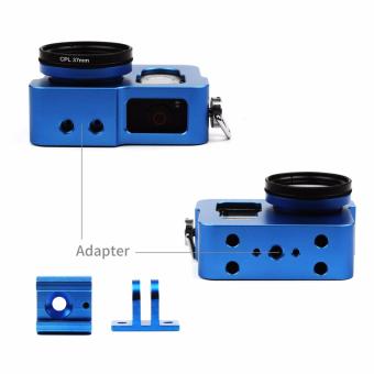 Camera Accessories Housing Case Aluminum Alloy Protective Cage WithFixed Frame CNC UV Filter Lens Cap For Go Pro HERO 4 3+3 June 2018 - 4 Camera Accessories Housing Case Aluminum Alloy Protective Cage WithFixed Frame CNC UV Filter Lens Cap For Go Pro HERO 4 3+3 - 4