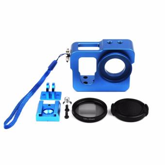 Camera Accessories Housing Case Aluminum Alloy Protective Cage WithFixed Frame CNC UV Filter Lens Cap For Go Pro HERO 4 3+3 June 2018 - 5 Camera Accessories Housing Case Aluminum Alloy Protective Cage WithFixed Frame CNC UV Filter Lens Cap For Go Pro HERO 4 3+3 - 5