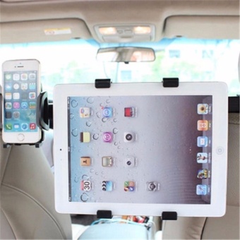Car Chair Back Phone IPad Tablet Stand Two-in-one Bracket Holder -intl June 2018 - 3 Car Chair Back Phone iPad Tablet Stand Two-in-one Bracket Holder -intl - 3