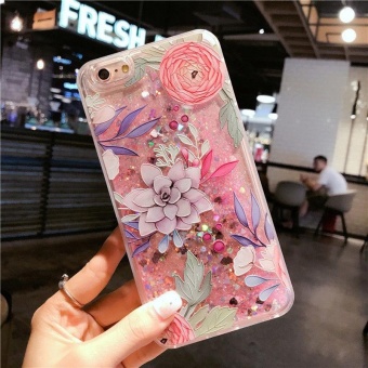 Case For IPhone 6 Plus/6s Plus Embossed Flamingo Silicone LiquidGlitter Cover - Intl June 2018 - 2 Case For iPhone 6 Plus/6s plus Embossed Flamingo Silicone LiquidGlitter Cover - intl - 2