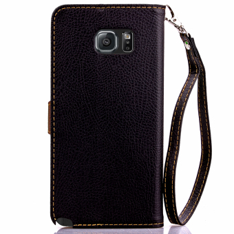 Case For Samsung Galaxy Note 5 Leather Flip Stand Case Cover Wallet - Black April 2018 - 3 Case for Samsung Galaxy Note 5 Leather Flip Stand Case Cover Wallet - Black - 3