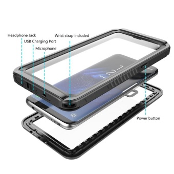 Case For Samsung Galaxy S8 Plus Ultra Slim 360 Degree Waterproof Dustproof Case (Black) - Intl June 2018 - 4 Case for Samsung Galaxy S8 Plus Ultra Slim 360 Degree Waterproof Dustproof Case (Black) - intl - 4