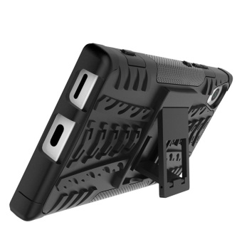 Case For Sony Xperia XA1 Hybrid Combo Shockproof Case Cover (Black) - Intl June 2018 - 5 Case for Sony Xperia XA1 Hybrid Combo Shockproof Case Cover (Black) - intl - 5