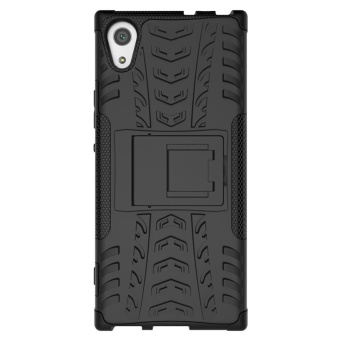 Case For Sony Xperia XA1 Hybrid Combo Shockproof Case Cover (Black) - Intl June 2018 - 3 Case for Sony Xperia XA1 Hybrid Combo Shockproof Case Cover (Black) - intl - 3