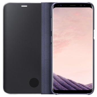 Clear View Flip Stand Case Cover For Samsung Galaxy S8 Plus Purple- Intl June 2018 - 3 Clear View Flip Stand Case Cover For Samsung Galaxy S8 Plus Purple- intl - 3
