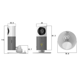 Clever Dog Smart Camera DOG-1W IR Cut Night Vision WirelessSurveillance WIFI Camera Or Desk Network Camera(Grey) - Intl June 2018 - 4 Clever Dog Smart Camera DOG-1W IR Cut Night Vision WirelessSurveillance WIFI Camera or Desk Network Camera(Grey) - intl - 4