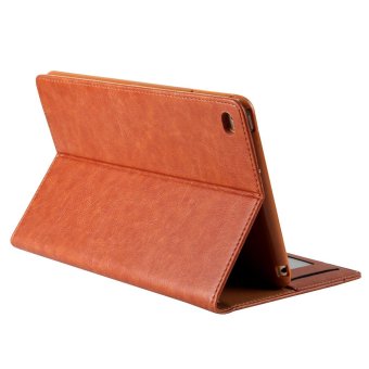CMAI2 Leather Flip Photo/Card Slots Tablet Cover Case For IPad Air2 - Brown - Intl June 2018 - 3 CMAI2 Leather Flip Photo/Card Slots Tablet Cover Case for iPad Air2 - Brown - intl - 3