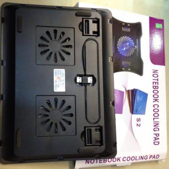 CoolCold USB2.0 Two Fans Cooler Pad For 14 / 15.6 / 17 Inch Laptops(BLACK) April 2018 - 3 CoolCold USB2.0 Two Fans Cooler Pad for 14 / 15.6 / 17 inch Laptops(BLACK) - 3