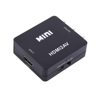Digital HDMI To RCA Composite Video Audio AV CVBS Adapter Converter720p/1080p (Black) - Intl July 2018 - 3 Digital HDMI to RCA Composite Video Audio AV CVBS Adapter Converter720p/1080p (Black) - intl - 3