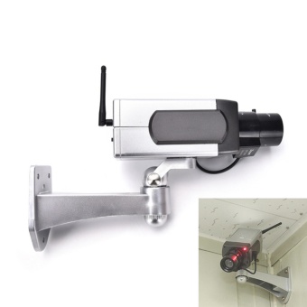 Dummy CCTV Camera Motion Detection Sensor Motorized Pan MovementBlinking LED - Intl June 2018 - 2 Dummy CCTV Camera Motion Detection Sensor Motorized Pan MovementBlinking LED - intl - 2