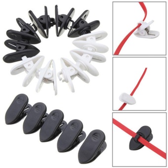 Eachgo 10PCS Earphone Cable Clip Wire Cord Collar Nip Clamp Mount Headphone Wire Clamp Holder Wire Lapel Clip - Intl June 2018 - 3 Eachgo 10PCS Earphone Cable Clip Wire Cord Collar Nip Clamp Mount Headphone Wire Clamp Holder Wire Lapel Clip - intl - 3