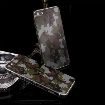 Fashion Camouflage Green Full Body Skin Sticker DIY Front BackCover Film For Apple IPhone 6(s) Plus June 2018 - 5 Fashion Camouflage Green Full Body Skin Sticker DIY Front BackCover Film for Apple iPhone 6(s) Plus - 5