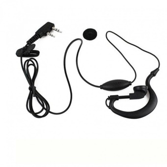 FLASH 2-Pin Mic Headset Earpiece Ear Hook Earphone For BaofengRadio UV 5R 888s (Black) June 2018 - 2 FLASH 2-Pin Mic Headset Earpiece Ear Hook Earphone for BaofengRadio UV 5R 888s (Black) - 2