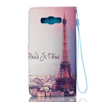 Flip Cover Leather Case For Samsung Galaxy J7 (2016) J710 (Eiffel Tower) - Intl June 2018 - 2 Flip Cover Leather Case for Samsung Galaxy J7 (2016) J710 (Eiffel Tower) - Intl - 2