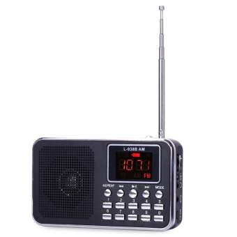 FM AM Mini Radio Digital LCD Speaker MP3 Music Player AUX USB TF With LED Light Black - Intl June 2018 - 3 FM AM Mini Radio Digital LCD Speaker MP3 Music Player AUX USB TF with LED Light Black - intl - 3