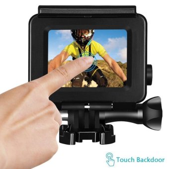 For Gopro Hero 5 Accessories 45m Waterproof Hoursing Case WithTouch Black Cover - Intl June 2018 - 2 For Gopro Hero 5 Accessories 45m Waterproof Hoursing Case withTouch Black Cover - intl - 2