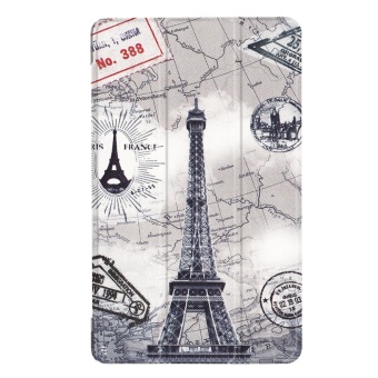 For Huawei Mediapad T3 8.0 Ultra Slim Tri-Fold PU Leather TabletCase Cover (Eiffel Tower) - Intl June 2018 - 2 For Huawei Mediapad T3 8.0 Ultra Slim Tri-Fold PU Leather TabletCase Cover (Eiffel Tower) - intl - 2