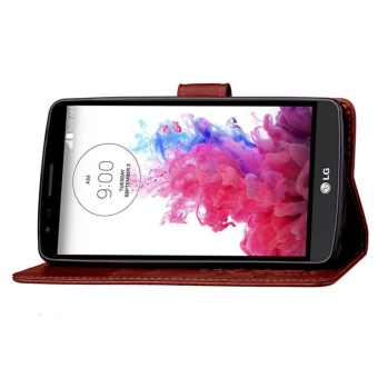 For LG G3 Stylus Case Cover - Classic Fashion Style Wallet FlipStand PU Leather Phone Case - Intl June 2018 - 5 for LG G3 Stylus Case Cover - Classic Fashion Style Wallet FlipStand PU Leather Phone Case - intl - 5