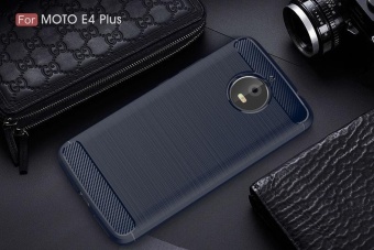 For Motorola Moto E4 Plus Brushed Carbon Armor Phone Case Soft TPUSilicone Back Cover - Intl July 2018 - 3 For Motorola Moto E4 Plus Brushed Carbon Armor Phone Case Soft TPUSilicone Back Cover - intl - 3