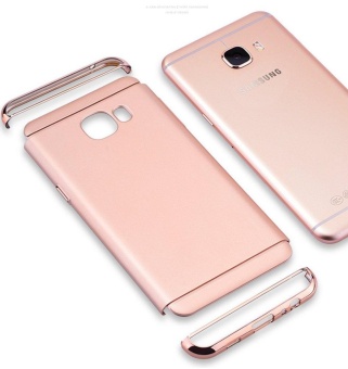 Galaxy C9 Pro Case 3 In 1 Hybrid Anti-slip Metal TextureElectroplated Painting Bumper + Matte Hard Back Cover Case ForSamsung Galaxy C9 Pro / Galaxy C9 - Intl June 2018 - 3 Galaxy C9 Pro Case 3 in 1 Hybrid Anti-slip Metal TextureElectroplated Painting Bumper + Matte Hard Back Cover Case forSamsung Galaxy C9 Pro / Galaxy C9 - intl - 3