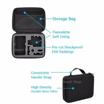 GearUshop Medium Size Carrying Case Protective Security Bag + GIFT Safety Rope For GoPro Hero 5 4 3 3+ 2 1 Session Black Silver Cameras & Accessories - Intl June 2018 - 4 GearUshop Medium Size Carrying Case Protective Security Bag + GIFT Safety Rope For GoPro Hero 5 4 3 3+ 2 1 Session Black Silver Cameras & Accessories - intl - 4